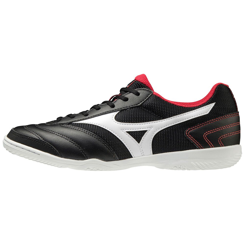 Zapatos De Futbol Mizuno MRL Sala Club IN Para Mujer Negros/Plateados/Rojos 2317594-PH